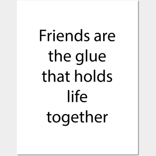 Friendship Quote 4 Posters and Art